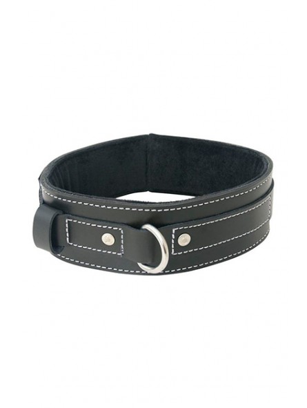 Lined Leather Collar