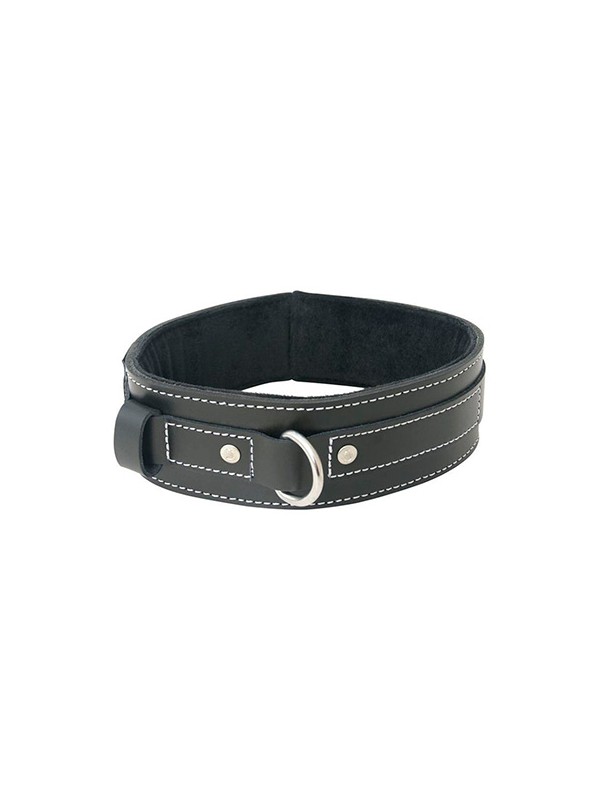 Lined Leather Collar