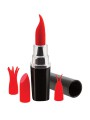 LIPSTICK VIBRATOR - BLACK/RED