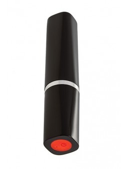 LIPSTICK VIBRATOR - BLACK/RED