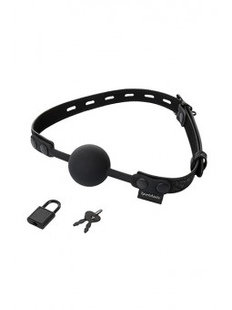 Locking Lace Silicone Ball Gag