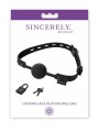 Locking Lace Silicone Ball Gag