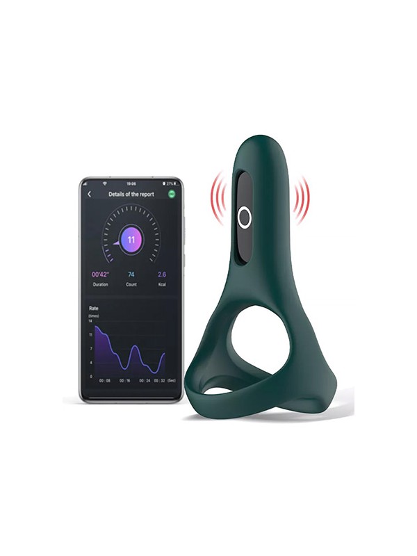 MAGIC MOTION - RISE SMART WEARABLE COCKRING GREEN