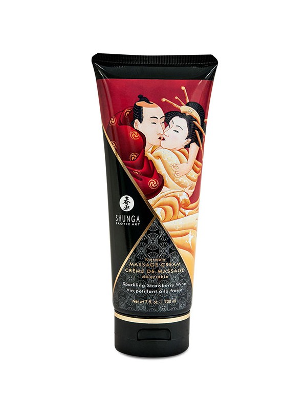 MASSAGE CREAM - SPARKLING STRAWBERRY WINE TESTER 60 ML