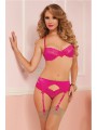MIDNIGHT MAGENTA BRA SET