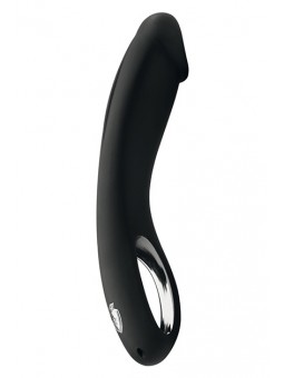 MYSTIM CHARGING CHESTER E-STIM DILDO, SEXY BLACK