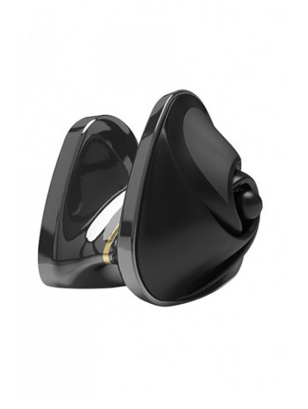 Mystim Heart.s Desire eStim layonvibrator, Black