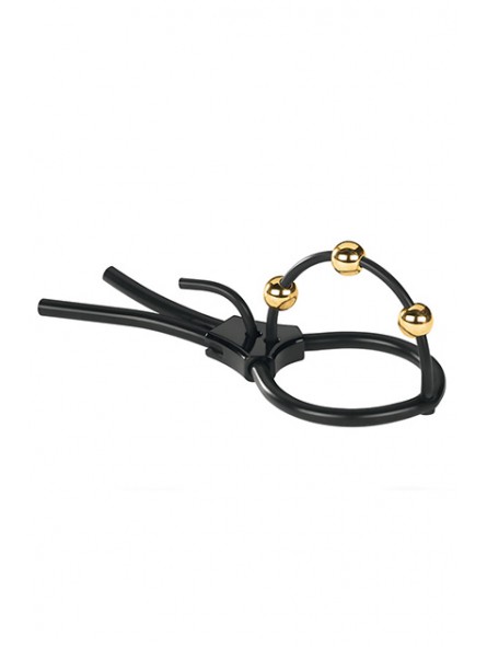 MYSTIM PEARLY PETE - CORONA STRAP WITH GOLDEN BALLS