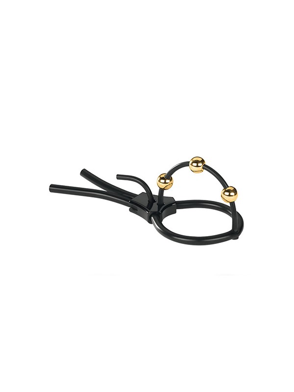 MYSTIM PEARLY PETE - CORONA STRAP WITH GOLDEN BALLS