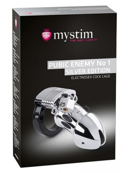Mystim Pubic Enemy No 1 - Silver Edition