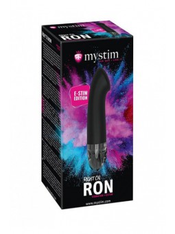 Mystim Right on Ron eStimVibrator, Black