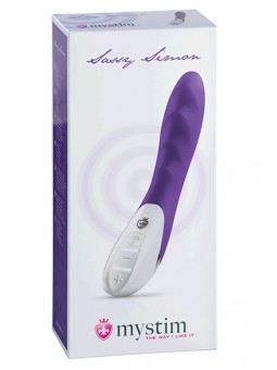 MYSTIM SASSY SIMON VIBRATOR, DEEP PURPLE