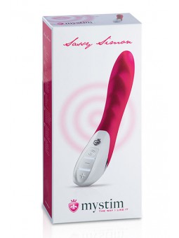 MYSTIM SASSY SIMON VIBRATOR, NAUGHTY PINK