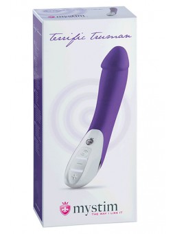 MYSTIM TERRIFIC TRUMAN VIBRATOR, DEEP PURPLE