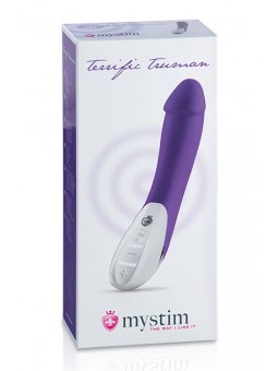 MYSTIM TERRIFIC TRUMAN VIBRATOR, DEEP PURPLE