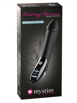 Mystim Tickling Truman eStim Vibrator, Black Edition