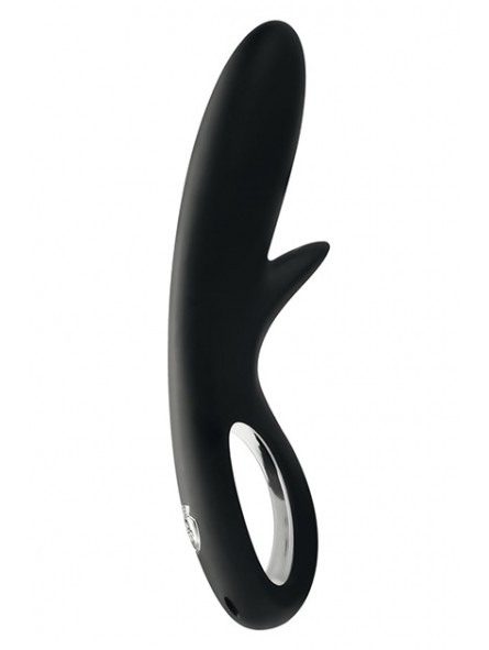 MYSTIM TINGLY TIMMY E-STIM DILDO, SEXY BLACK