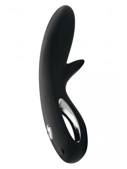 MYSTIM TINGLY TIMMY E-STIM DILDO, SEXY BLACK