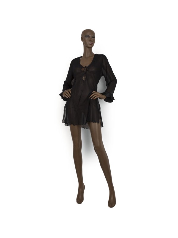 NIGHT SHIRT NEGRO M