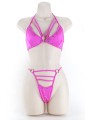PAK-212 BRA & THONG CIRE L/ XL PINK