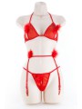 PEEK-A-BOO SET, MARAB. RED M