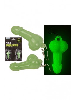 PENDIENTES PENE GLOW IN THE DARK