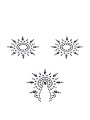PETITS JOUJOUX GLORIA - BLACK - SET OF 3