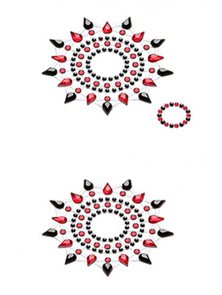 PETITS JOUJOUX GLORIA - BLACK/RED - SET OF 2