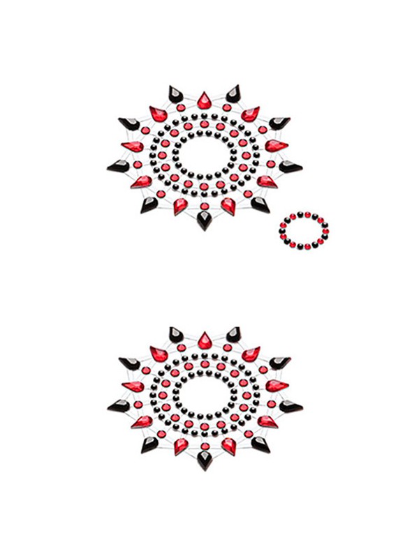 PETITS JOUJOUX GLORIA - BLACK/RED - SET OF 2