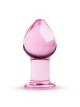 Pink Glass Buttplug