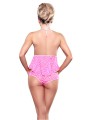 PINK LEOPARD BABY DOLL SHORT 2XL