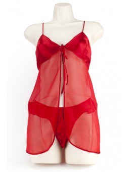 BABY DOLL THONG ROJO XL