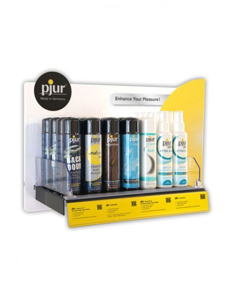 PJUR SLATWALL DISPLAY - YELLOW DOT RIGHT