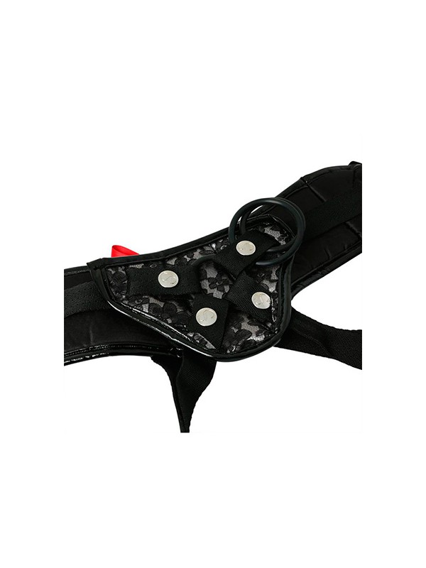 Platinum Lace Corset Strap-on