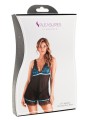 Babydoll Encaje Azul/Negro TU