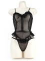 BABYDOLL TWIST/LACE NEGRO L