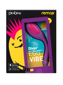 Remoji: Diver Egg Vibe Purple
