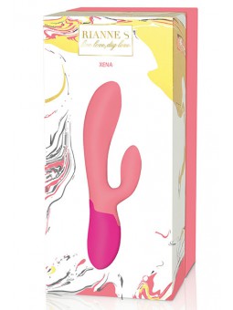 Rianne S - Xena Rabbit Vibrator Peach & Coral