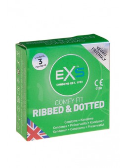 Ribbed & dotted 3?s