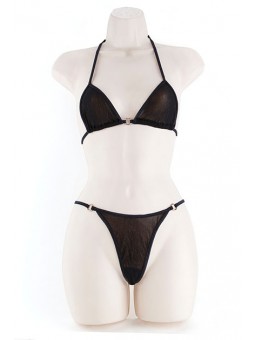 RINGS SET MESH BLACK1 OS