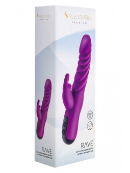 S Pleasures Premium Rave Vibrator Frambuesa