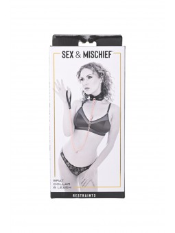 S&M Brat Collar & Leash