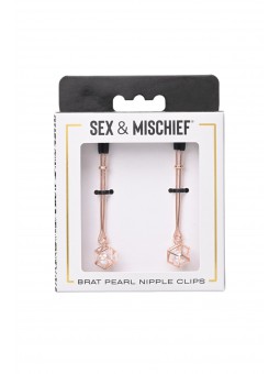 S&M Brat Pearl Nipple Clips