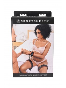 Saffron Thigh & Wrist Cuff Set