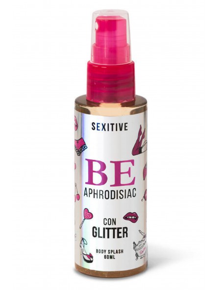 Be Body Splash con Feromonas Con Glitter!Contenido: 60 ml.