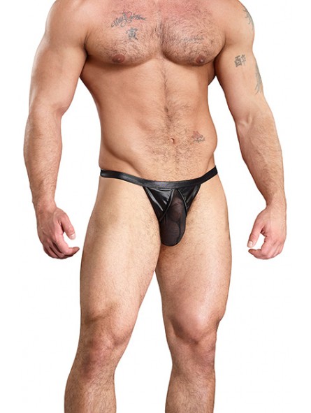 SHEER ENH BONG THG EXT BLACK L/XL