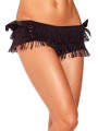 Shorts Con Flecos Negros T M