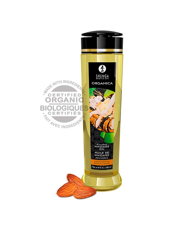 Shunga Massage Oil Almond Sweetness - Almendra Dulce