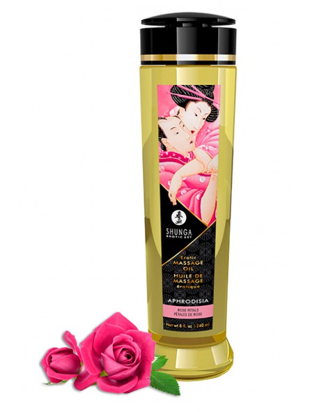 Shunga Massage Oil Aphrodisia - Rosas