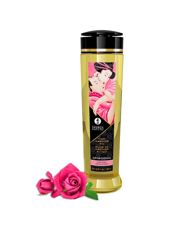 Shunga Massage Oil Aphrodisia - Rosas